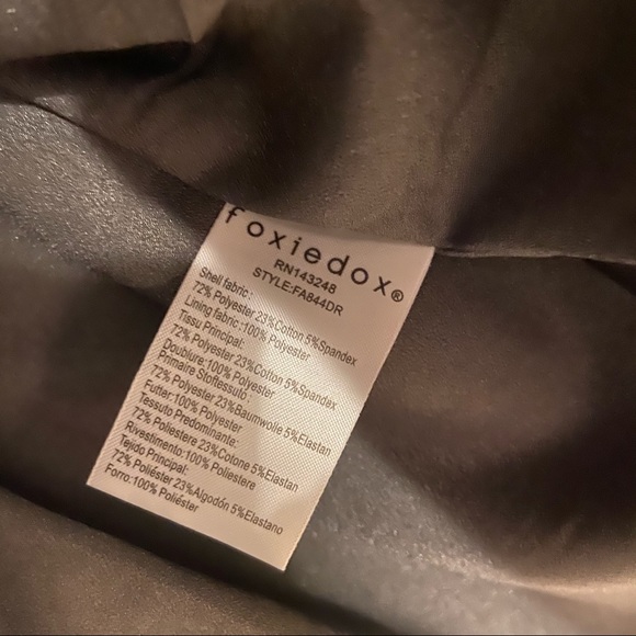 FoxieDox embroidered shift dress 8 - Picture 5 of 6